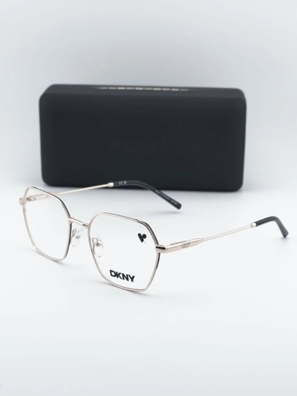 DKNY DK1033N 717 Geometric Eyeglasses 51mm - Gold
